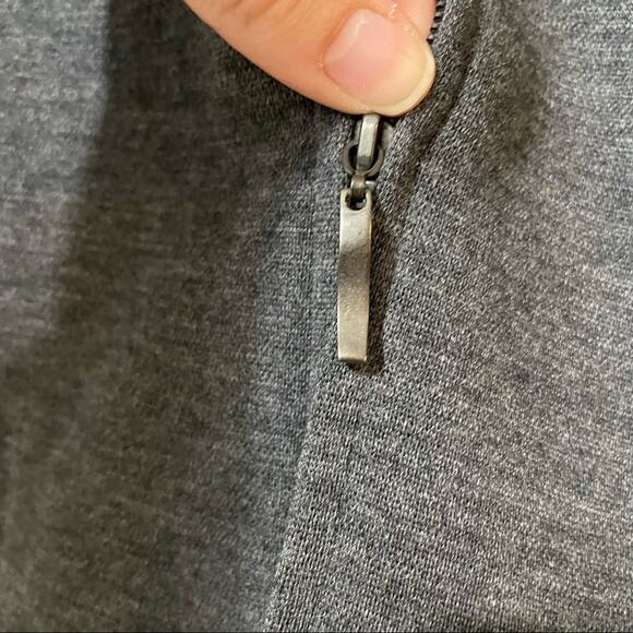 Worth Grey Wool Full Zip Fitted Jacket Blazer Womans 4 Preppy Office Work Gray - Picture 3 of 7